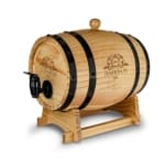 mm Wooden Barrel Dispenser - Ξύλινο Βαρέλι Αποθήκευσης και σερβιρίσματος 3 λίτρων με βρυσάκι για αυθεντική εμπειρία