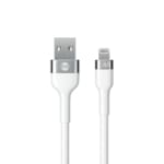 Forever - USB to Lighting Flexible Cable 2,4A 1m - White