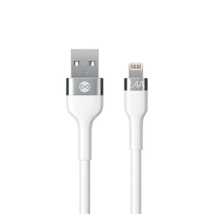 Forever - USB to Lighting Flexible Cable 2,4A 1m - White