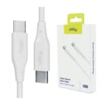Καλώδιο Allity AUC-02 USB-c - USB-c 1,0 m 100W λευκό