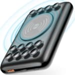 Forever - WTB-100 Powerbank 10000mAh Wireless/USB-A/USB-C/QC - Black