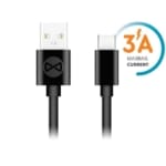 Forever - USB to USB-C Cable 3A 1m - Black