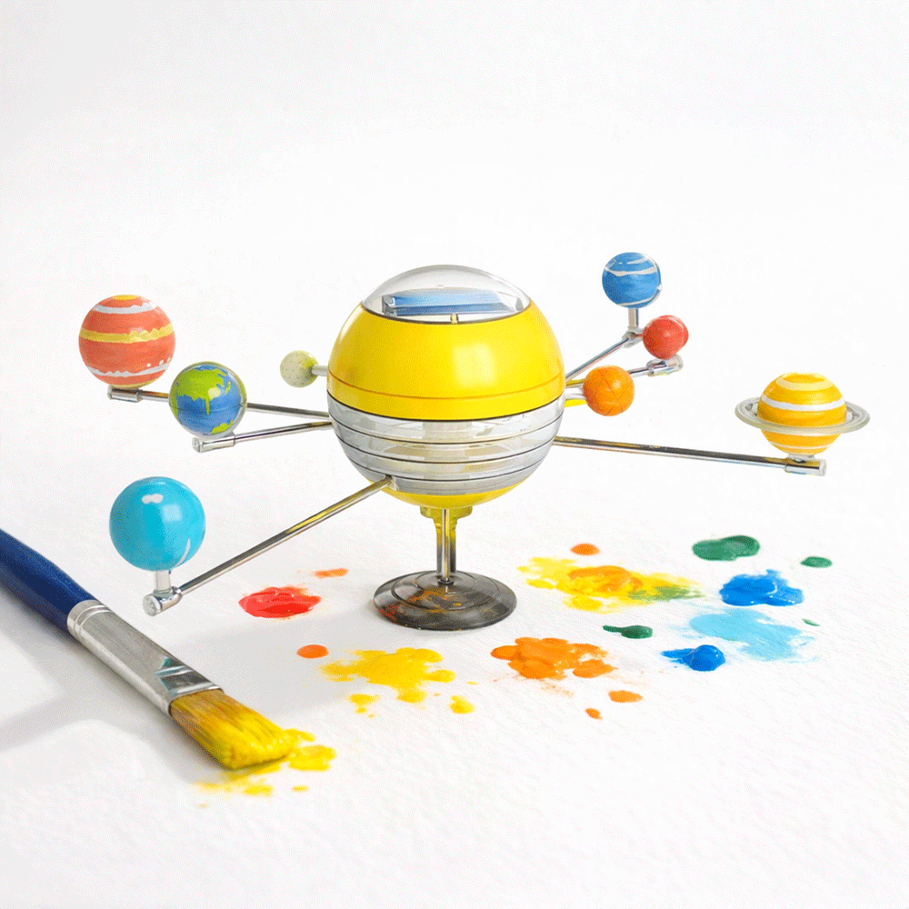 Construct & Create – Solar System Kit with Paints (Ηλιακό Πλανητικό Σύστημα)