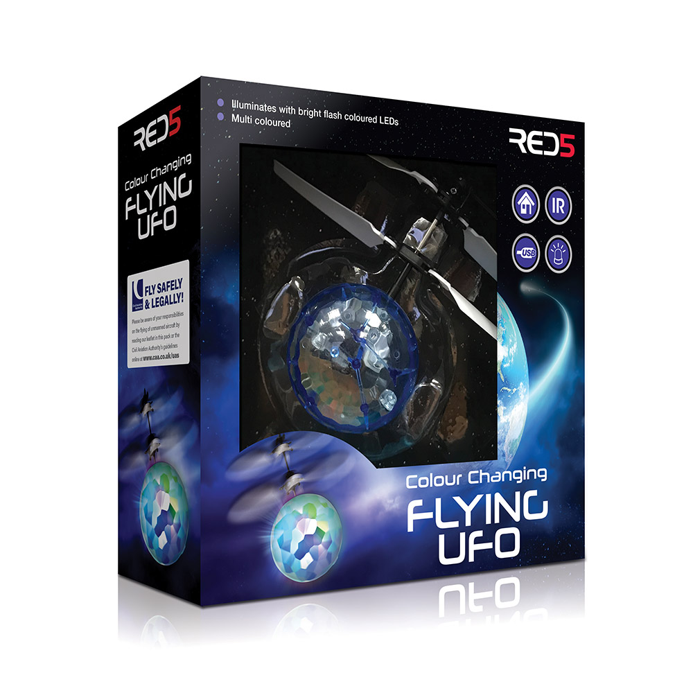RED5 RC Colour Changing Flying UFO (Τηλεκατευθυνόμενο με LED Φωτισμό)