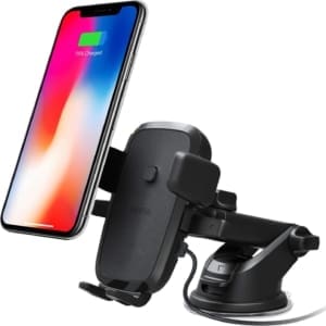 iOttie iOttie Easy One Touch 4 Wireless Fast Charging Dash & Windshield Mount – Βάση στήριξης Smartphone χρώμα μαύρο (HLCRIO134)