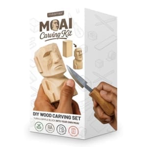 MikaMax - Moai Carving Kit – Σετ Γλυπτικής για τη Δική σας Μινιατούρα Moai