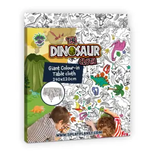Splat Planet Γιγάντιο Τραπεζομάντηλο Ζωγραφικής “Dinosaur” 240x120cm