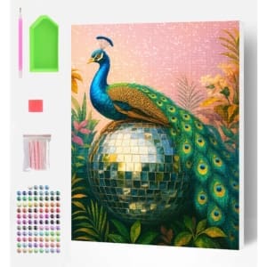 Splat Planet Σετ Diamond Painting “Peacocktail Party” σε Καμβά με Τελάρο 30x40cm