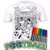 Splat Planet Πλενόμενο T-Shirt Ζωγραφικής "Football" με Μαρκαδόρους (7-8 Ετών)