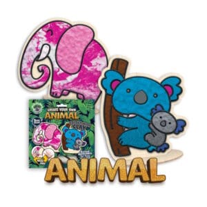 Splat Planet Mess-Free Σετ Χειροτεχνίας με Πηλό "Animals"