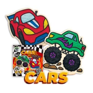 Splat Planet Mess-Free Σετ Χειροτεχνίας με Πηλό "Race Cars"