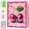 Splat Planet Σετ Diamond Painting "Cherry Pop" σε Καμβά με Τελάρο 30x40cm
