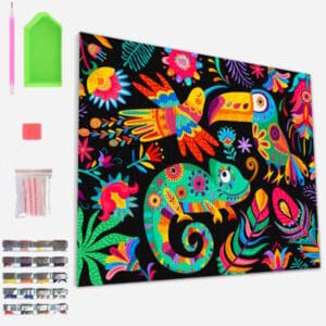 Splat Planet Σετ Diamond Painting "Fiesta Fiesta" σε Καμβά με Τελάρο 30x40cm