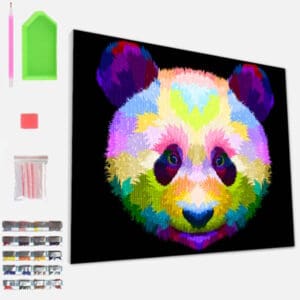 Splat Planet Σετ Diamond Painting "Panda" σε Καμβά με Τελάρο 30x40cm