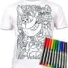 Splat Planet Πλενόμενο T-Shirt Ζωγραφικής "Sloth Jungle" με Μαρκαδόρους (7-8 Ετών)