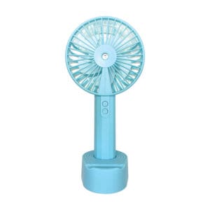 BeCool! Rechargeable Mist Fan – Επαναφορτιζόμενος Ανεμιστήρας με Ψεκασμό Νερού (Γαλάζιος)