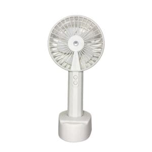 BeCool! Rechargeable Mist Fan – Επαναφορτιζόμενος Ανεμιστήρας με Ψεκασμό Νερού (Λευκός)