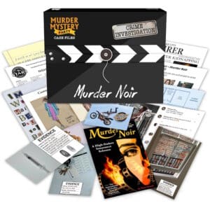 University Games – Επιτραπέζιο Παιχνίδι Μυστηρίου Murder Mystery Party Case Files: Murder Noir (English)