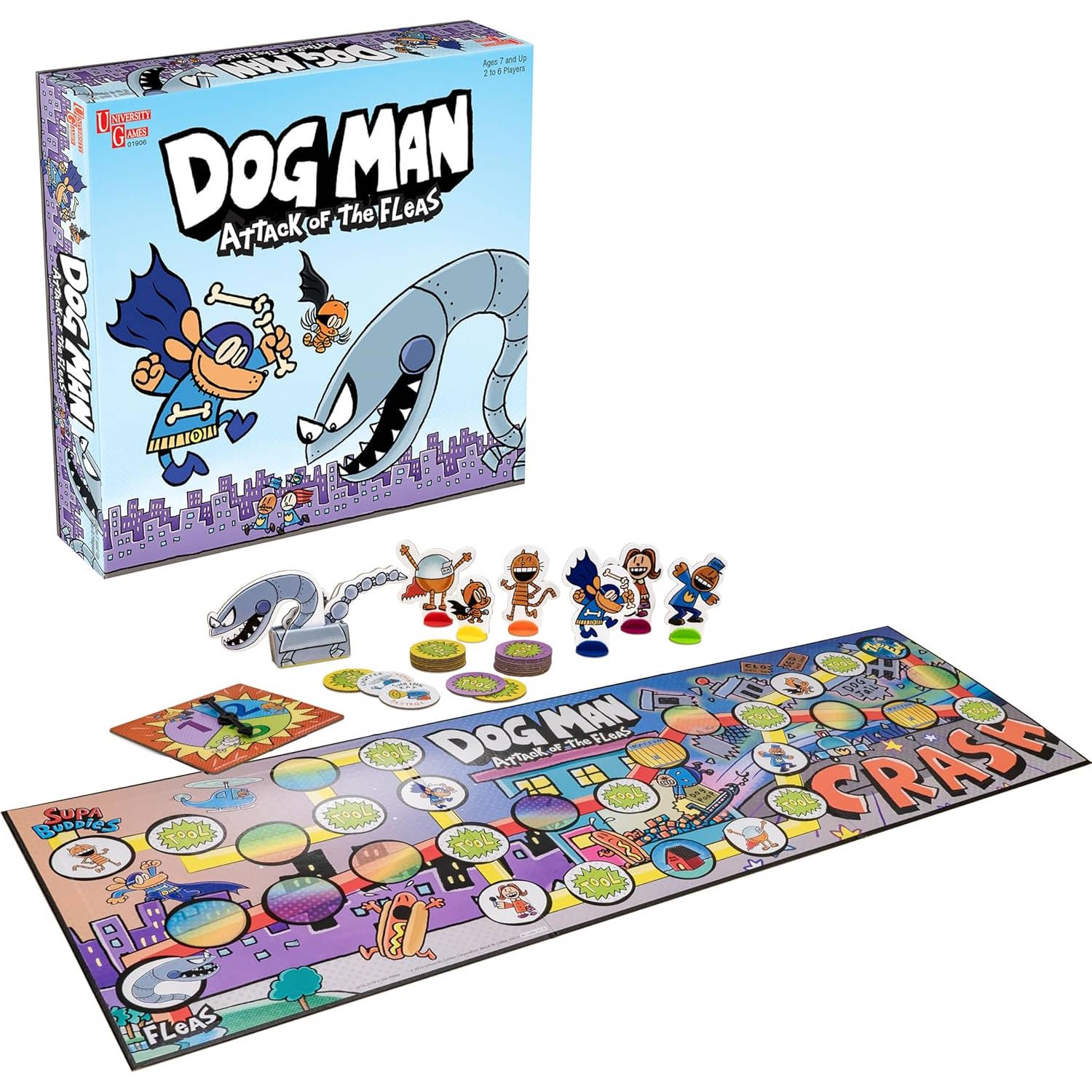 University Games – Επιτραπέζιο Παιχνίδι Dog Man: Attack of the Fleas (English)