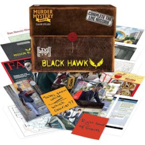 University Games – Επιτραπέζιο Παιχνίδι Μυστηρίου Murder Mystery Party Case Files: Black Hawk Live Mission (English)