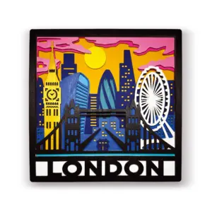 Splat Planet Ξύλινο Σετ Χειροτεχνίας “London Wood Art” 25x25cm