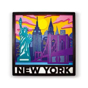 Splat Planet Ξύλινο Σετ Χειροτεχνίας “New York Wood Art” 25x25cm