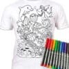Splat Planet Πλενόμενο T-Shirt Ζωγραφικής “Sea life” με Μαρκαδόρους (3-4 Ετών)