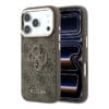 Guess 4G & Big Resin Logo Case for iPhone 18 Pro / 17 Pro – Brown – Θήκη Προστασίας για iPhone 18 Pro / 17 Pro σε Καφέ Χρώμα