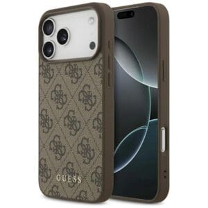 Guess 4G Classic Case for iPhone 18 Pro / 17 Pro – Brown – Θήκη Προστασίας για iPhone 18 Pro / 17 Pro σε Καφέ Χρώμα