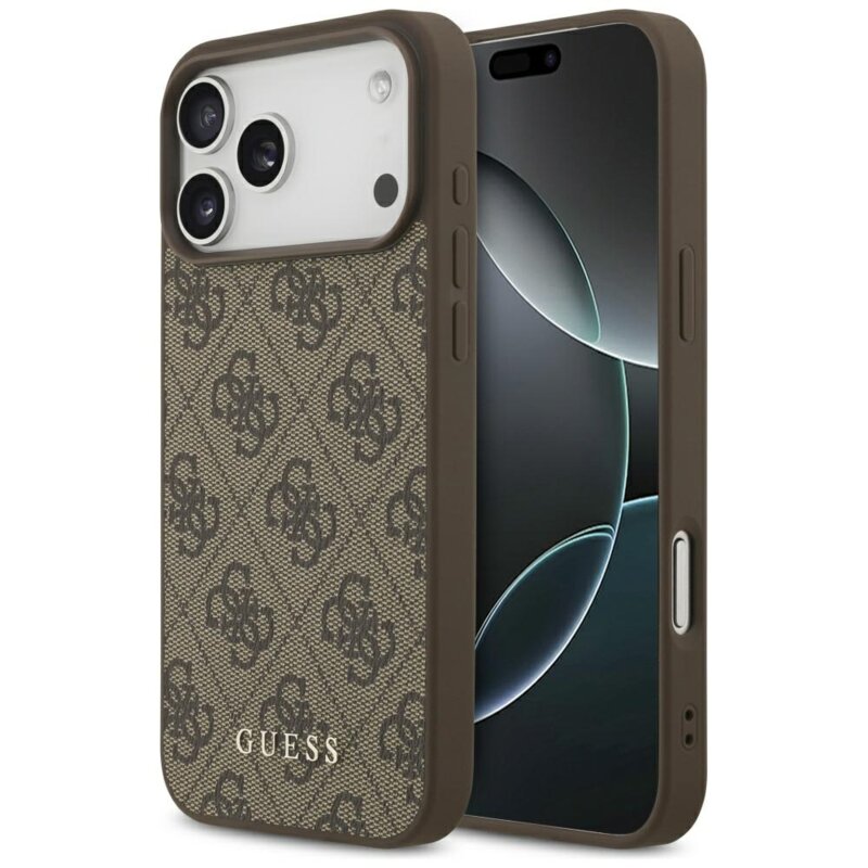 Guess 4G Classic Case for iPhone 18 Pro Max / 17 Pro Max – Brown – Θήκη Προστασίας για iPhone 18 Pro Max / 17 Pro Max σε Καφέ Χρώμα