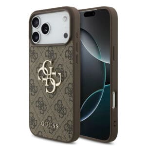 Guess 4G Big Logo Case for iPhone 18 Pro / 17 Pro – Brown – Θήκη Προστασίας για iPhone 18 Pro / 17 Pro σε Καφέ Χρώμα