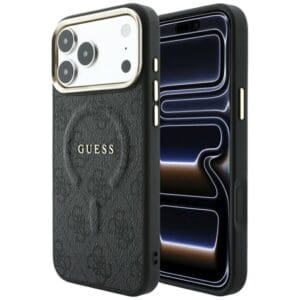 Guess Embossed 4G Classic MagSafe Case for iPhone 18 Pro / 17 Pro – Black – Θήκη Προστασίας για iPhone 18 Pro / 17 Pro σε Μαύρο Χρώμα
