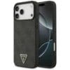 Guess Leather 4G Triangle Strass MagSafe Case for iPhone 18 Pro Max / 17 Pro Max – Black – Θήκη Προστασίας για iPhone 18 Pro Max / 17 Pro Max σε Μαύρο Χρώμα