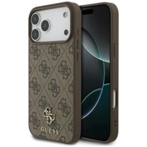 Guess 4G Small Classic Logo MagSafe Case for iPhone 18 Pro Max / 17 Pro Max – Brown – Θήκη Προστασίας για iPhone 18 Pro Max / 17 Pro Max σε Καφέ Χρώμα