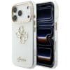 Guess IML 4G Script Metal Case for iPhone 18 Pro / 17 Pro – White – Θήκη Προστασίας για iPhone 18 Pro / 17 Pro σε Λευκό Χρώμα