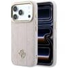 Guess Stripe Peony 4G Logo MagSafe Case for iPhone 18 Pro Max / 17 Pro Max – Pink – Θήκη Προστασίας για iPhone 18 Pro Max / 17 Pro Max σε Ροζ Χρώμα