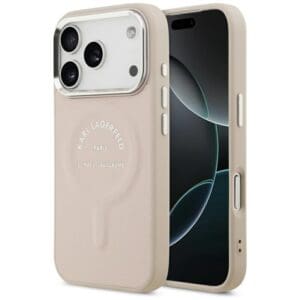 Karl Lagerfeld Embossed Open Ring RSG Logo Case for iPhone 18 Pro Max / 17 Pro Max – Black – Θήκη Προστασίας για iPhone 18 Pro Max / 17 Pro Max σε Μαύρο Χρώμα
