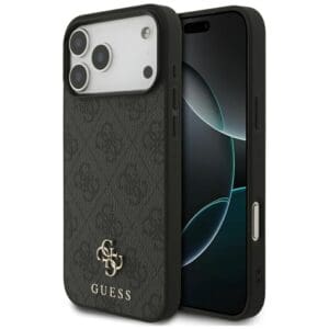Guess 4G Small Classic Logo MagSafe Case for iPhone 18 Pro Max / 17 Pro Max – Black – Θήκη Προστασίας για iPhone 18 Pro Max / 17 Pro Max σε Μαύρο Χρώμα