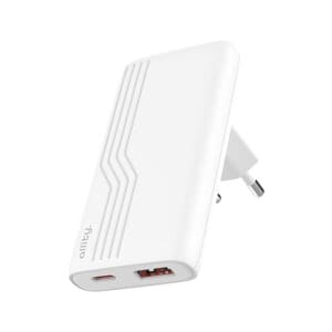 OEM - Allity Wall charger PD QC ATC-02-65W AC 1x USB-C + 1x USB-A 65W - White