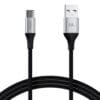 Καλώδιο Allity AUC-01 USB-A - USB-C 1,0 m 3A μαύρο
