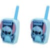 eKids Lilo & Stitch Σετ 2 Walkie Talkies για παιδιά & ενήλικες με ενσωματωμένο μεγάφωνο και εμβέλεια 150 μέτρων (SH-207) (Μπλε/Γαλάζιο/Ροζ)