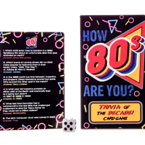 Boxer Gifts Επιτραπέζιο Παιχνίδι How 80s Are You? 80s Trivia Cards (GA3112)