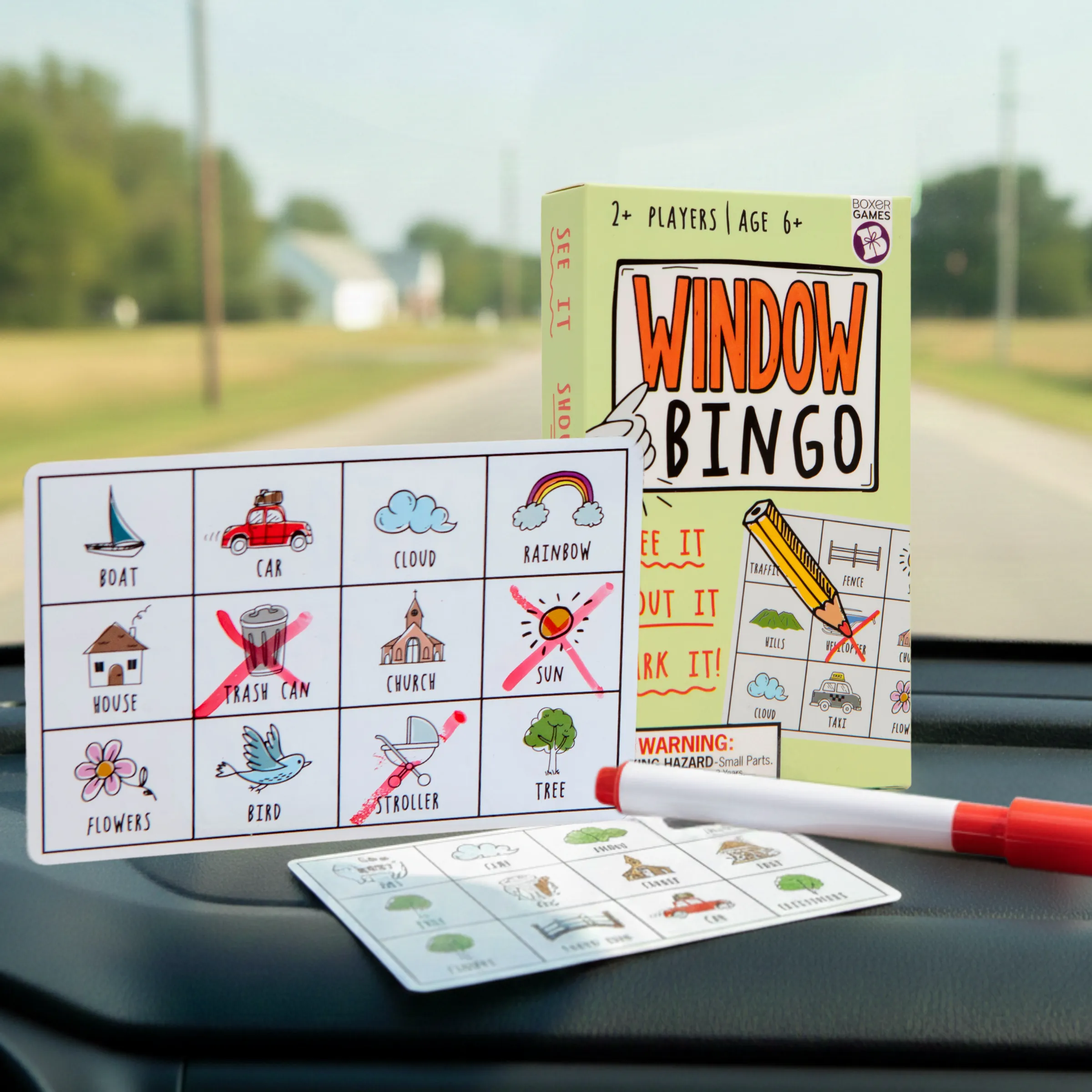 Boxer Gifts Παιχνίδι Ταξιδιού Window Bingo (GA3174)