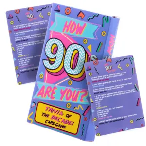 Boxer Gifts Επιτραπέζιο Παιχνίδι How 90s Are You? 90s Trivia Cards (GA3111)