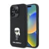 Karl Lagerfeld Ikonik Metal Pin Hard Case Θήκη προστασίας από σιλικόνη – iPhone 16 Pro Max (Μαύρο – KLHCP16XSMHKNPK)
