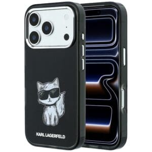 Karl Lagerfeld IML Choupette Body Sketch Print MagSafe Case for iPhone 18 Pro / 17 Pro – Black – Θήκη Προστασίας για iPhone 18 Pro / 17 Pro σε Μαύρο Χρώμα