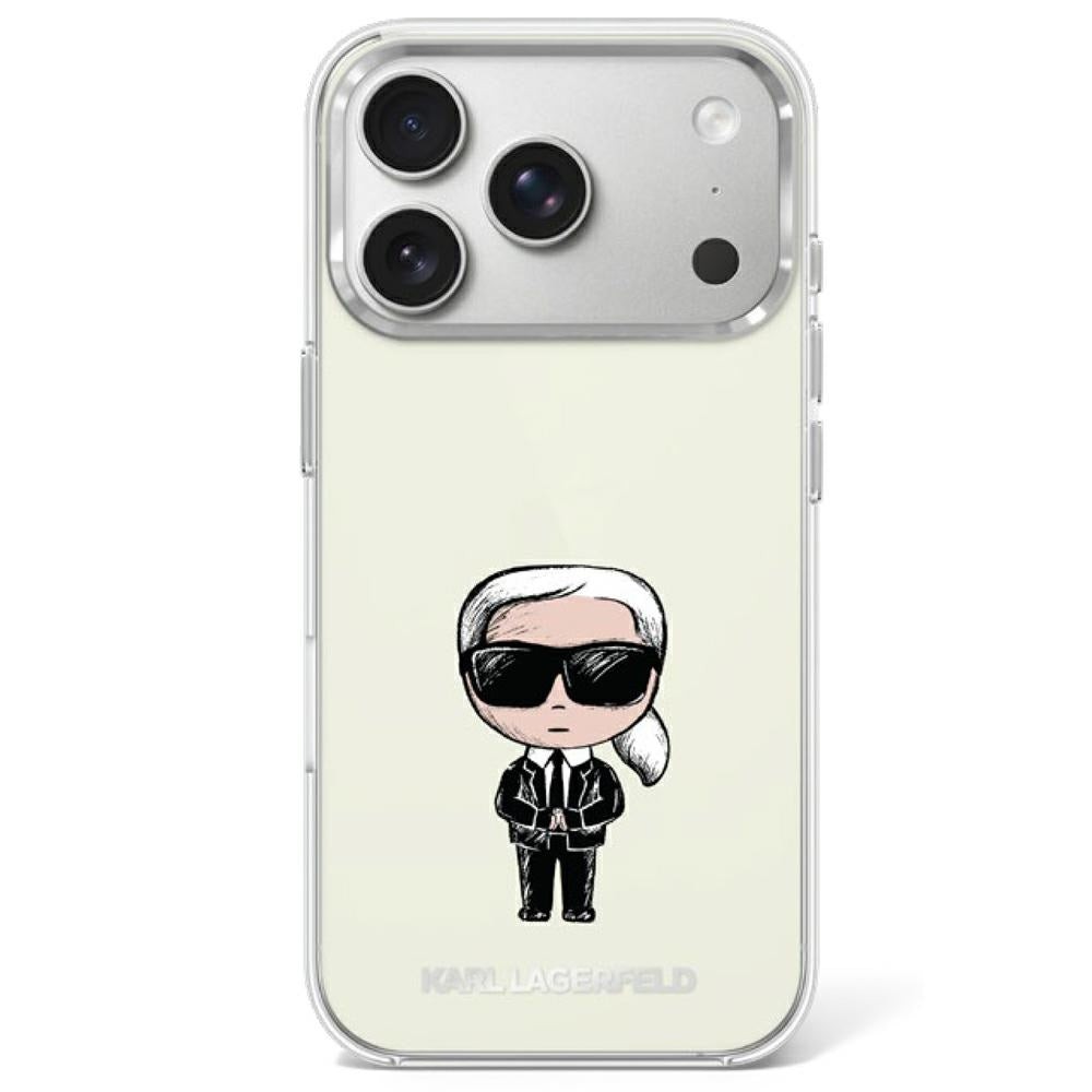 Karl Lagerfeld IML Ikonik Sketch Print MagSafe Case for iPhone 18 Pro / 17 Pro – Beige – Θήκη Προστασίας για iPhone 18 Pro / 17 Pro σε Μπεζ Χρώμα