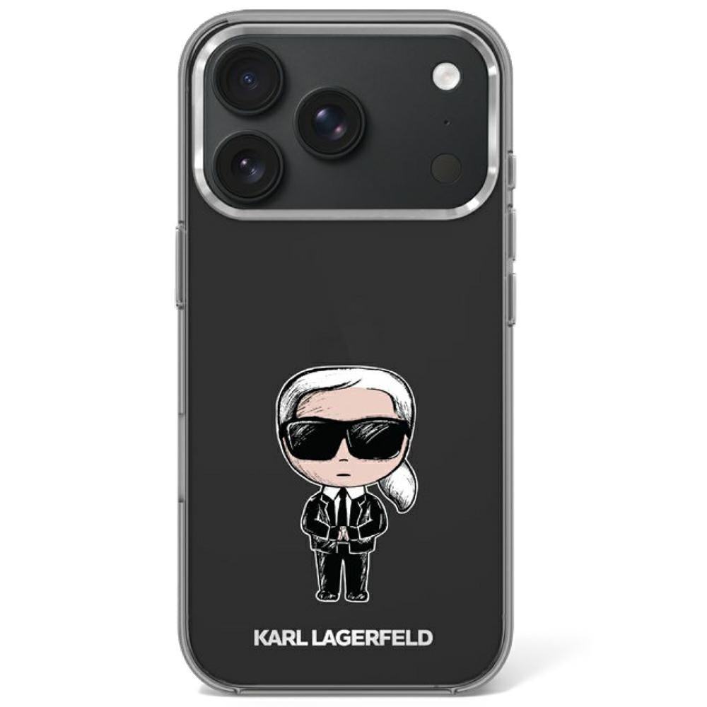 Karl Lagerfeld IML Ikonik Sketch Print MagSafe Case for iPhone 18 Pro / 17 Pro – Black – Θήκη Προστασίας για iPhone 18 Pro / 17 Pro σε Μαύρο Χρώμα