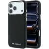 Karl Lagerfeld Grained Elongated Logo MagSafe Case for iPhone 18 Pro / 17 Pro – Black – Θήκη Προστασίας για iPhone 18 Pro / 17 Pro σε Μαύρο Χρώμα