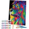 Splat Planet Σετ Ζωγραφικής με Αριθμούς "Lion" σε Καμβά με Τελάρο 30x40cm